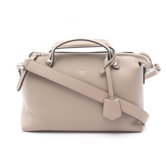 FENDI Handbags - Fendi BY THE WAY MEDIUM Handbag, Leather, Women's, Beige, 8BL146 1D5